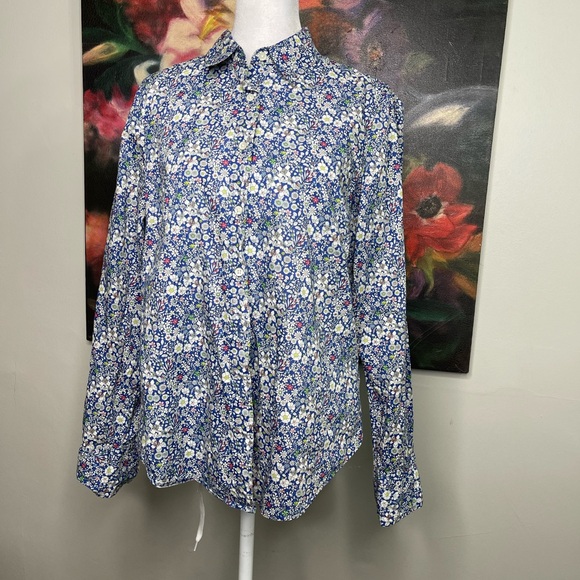 J.Crew x Liberty London Floral Shirt June's Meadow Print Button Down Shirt 8 - Picture 3 of 9